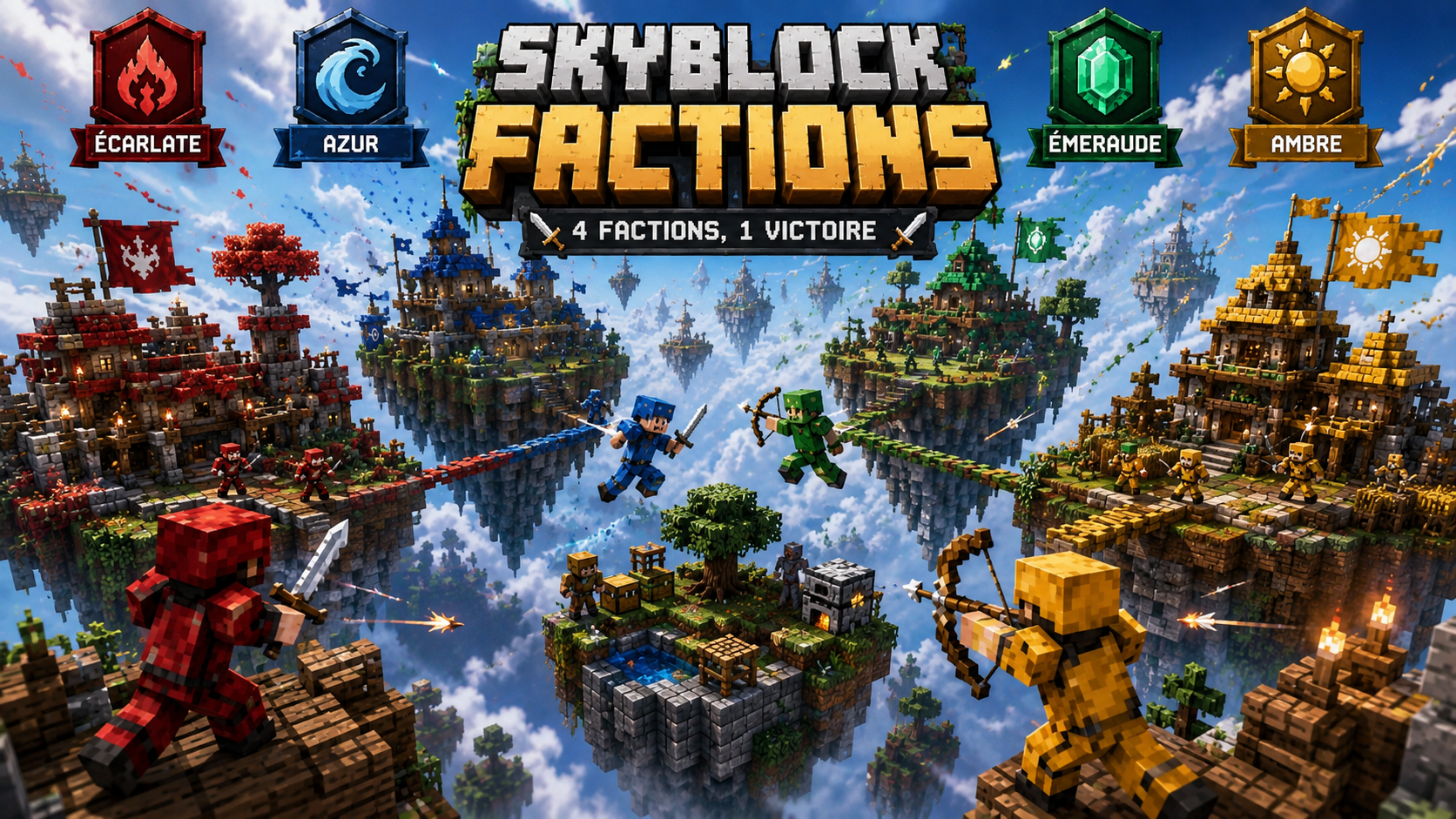 SkyBlock Factions : notre serveur maison arrive